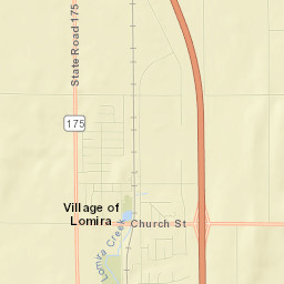 Lomira Street Map