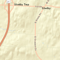 Shelby Street Map
