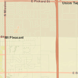 Mount Pleasant Street Map