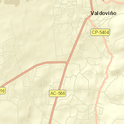 Valdoviño Street Map