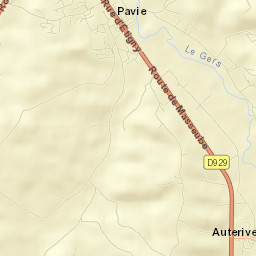 Pavie Street Map