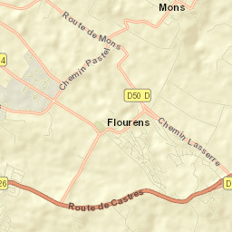 Flourens Street Map
