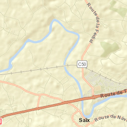 Saïx Street Map