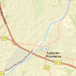 Lançon-Provence Street Map