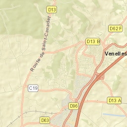 Venelles Street Map