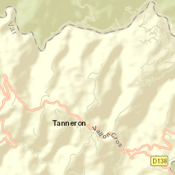 Tanneron Street Map