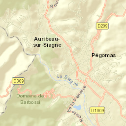 Pégomas Street Map