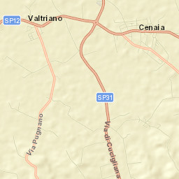 Cenaia Street Map