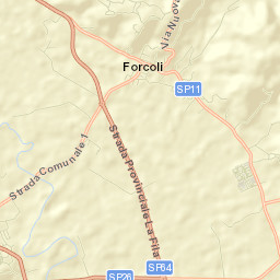 Forcoli Street Map