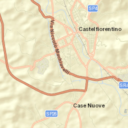 Castelfiorentino Street Map