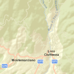 Loro Ciuffenna Street Map