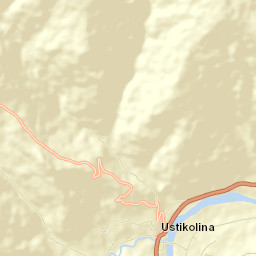 Ustikolina Street Map