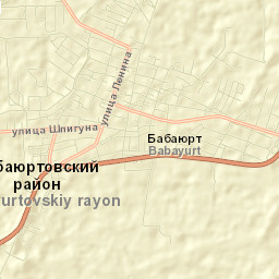 Babayurt Street Map