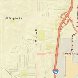 2329 North Career Avenue, Sioux Falls, SD Street Map