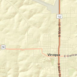 403-499 Garfield Ave Viroqua WI Street Map