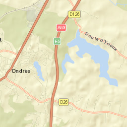 Ondres Street Map