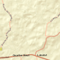 Labatut Street Map