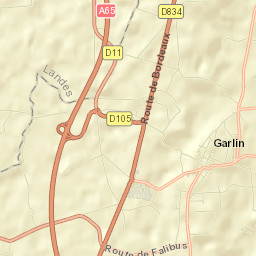 Garlin Street Map