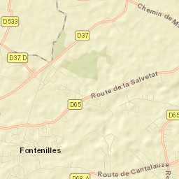 Fontenilles Street Map