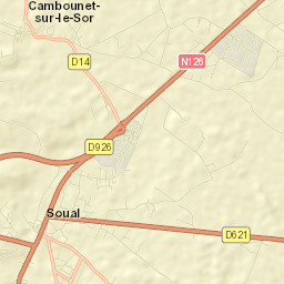 Soual Street Map
