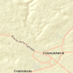 Cournonterral Street Map