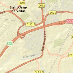 Saint-Jean-de-Védas Street Map