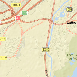 Lattes Street Map