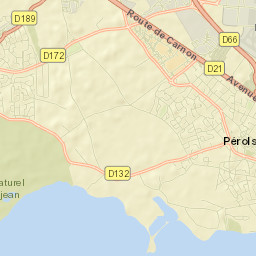 Pérols Street Map