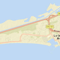 La Grande-Motte Street Map