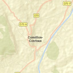 Cornillon-Confoux Street Map