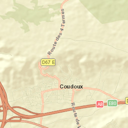 Coudoux Street Map