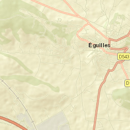 Éguilles Street Map