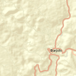 Barjols Street Map