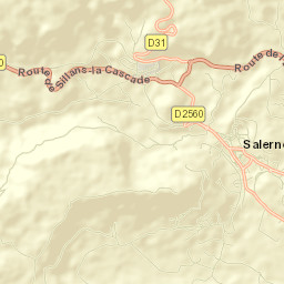 Salernes Street Map