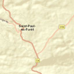Saint-Paul-en-Forêt Street Map