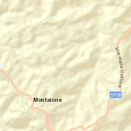 Montaione Street Map