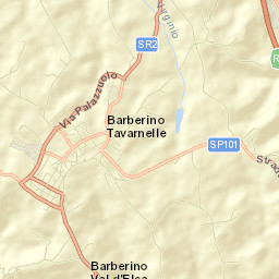 Tavarnelle Val di Pesa Street Map