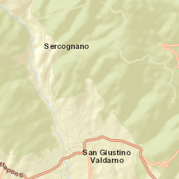 San Giustino Valdarno Street Map