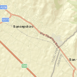 Sansepolcro Street Map