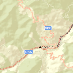 Apecchio Street Map