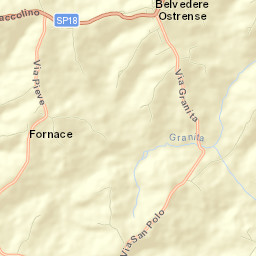 Belvedere Ostrense Street Map