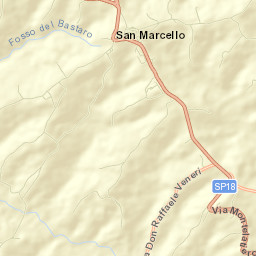 San Marcello Street Map