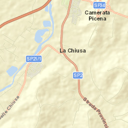 Camerata Picena Street Map