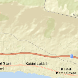 Kaštel Kambelovac Street Map