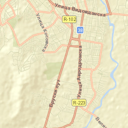 Kruševac Street Map
