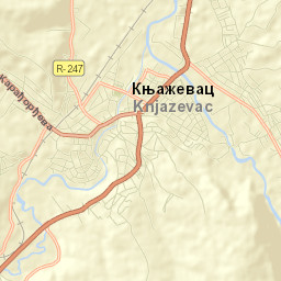Knjazevac Street Map