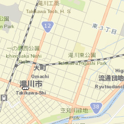 Takikawa Street Map