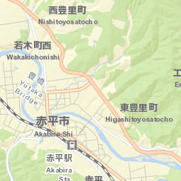 Akabira-shi Street Map