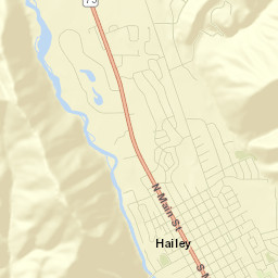 Hailey Street Map