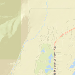 Moose Wilson Road Street Map